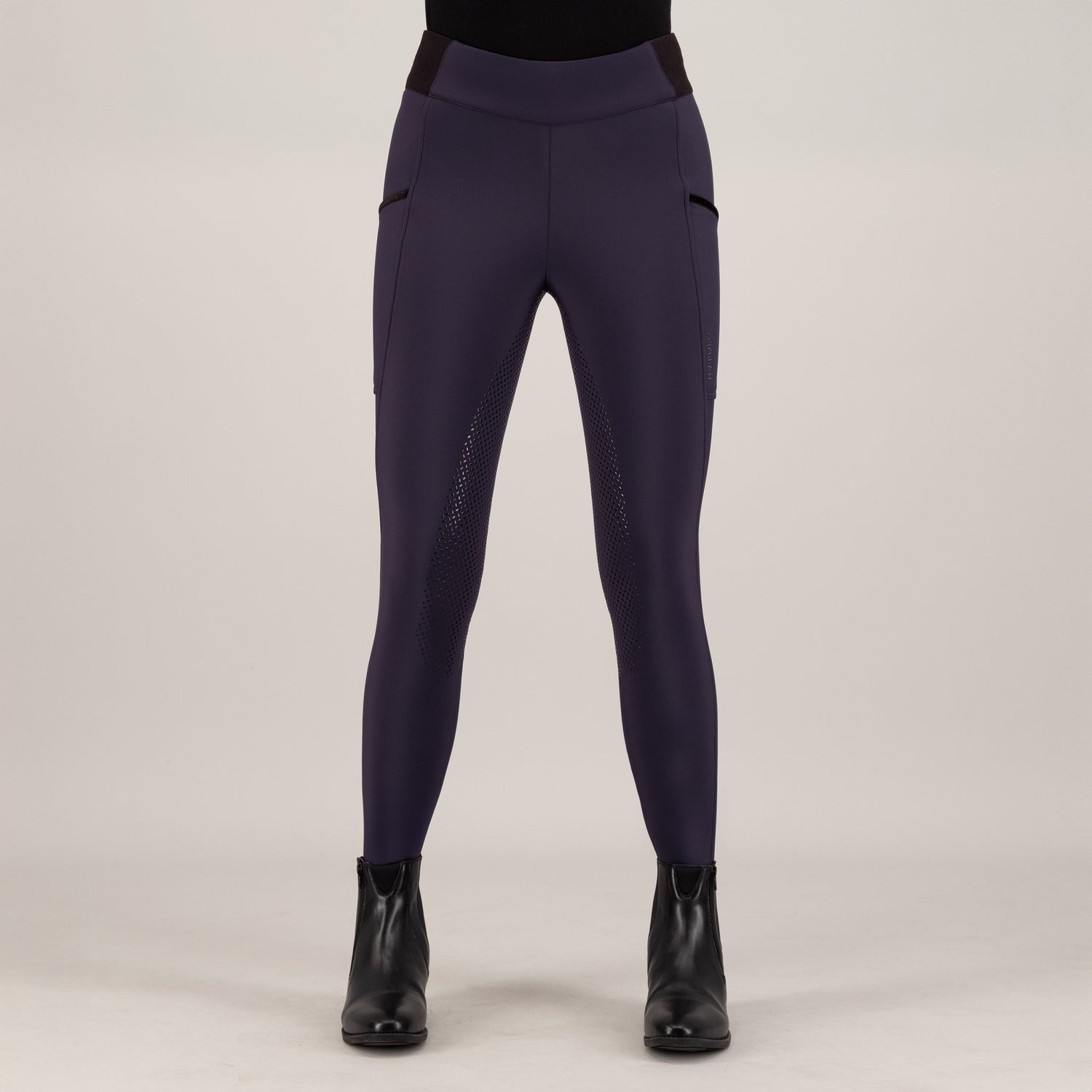 HV Polo Estrelle Full Grip Riding Tights #colour_navy