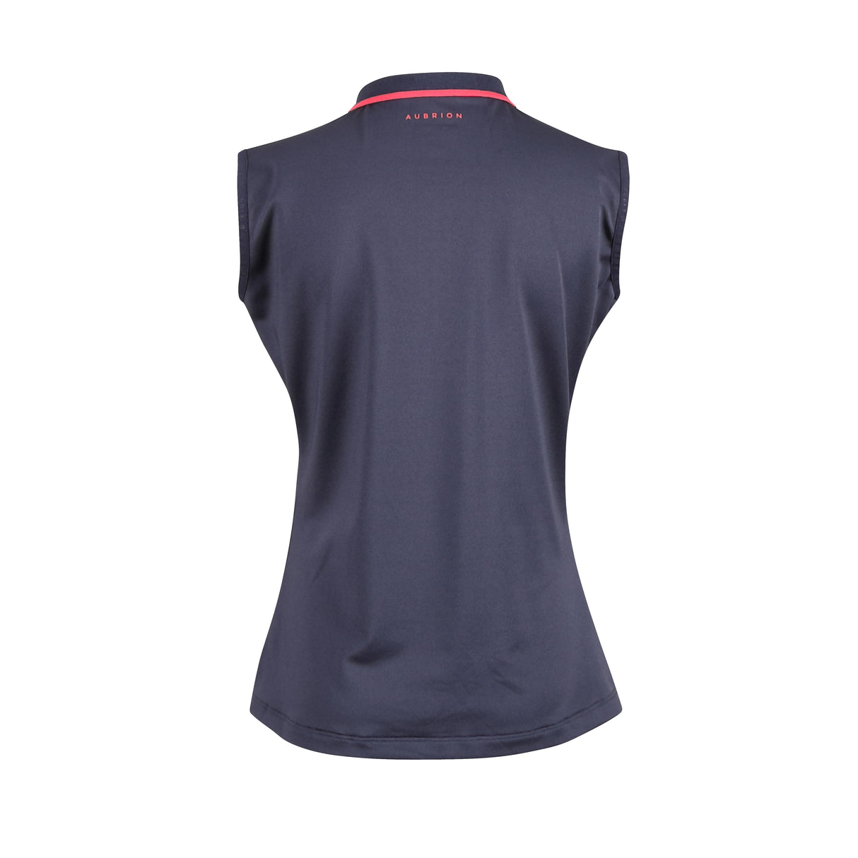 Shires Aubrion Maids Poise Sleeveless Tech Polo #colour_navy-blue