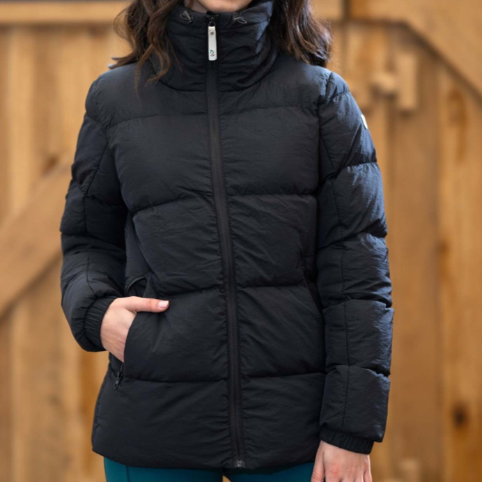 HKM Women's Quilted Jacket -Livigno- #colour_black