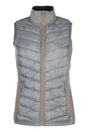 HKM Women's Jersey/Nylon Vest -Basel- Style #colour_grey-rose-gold