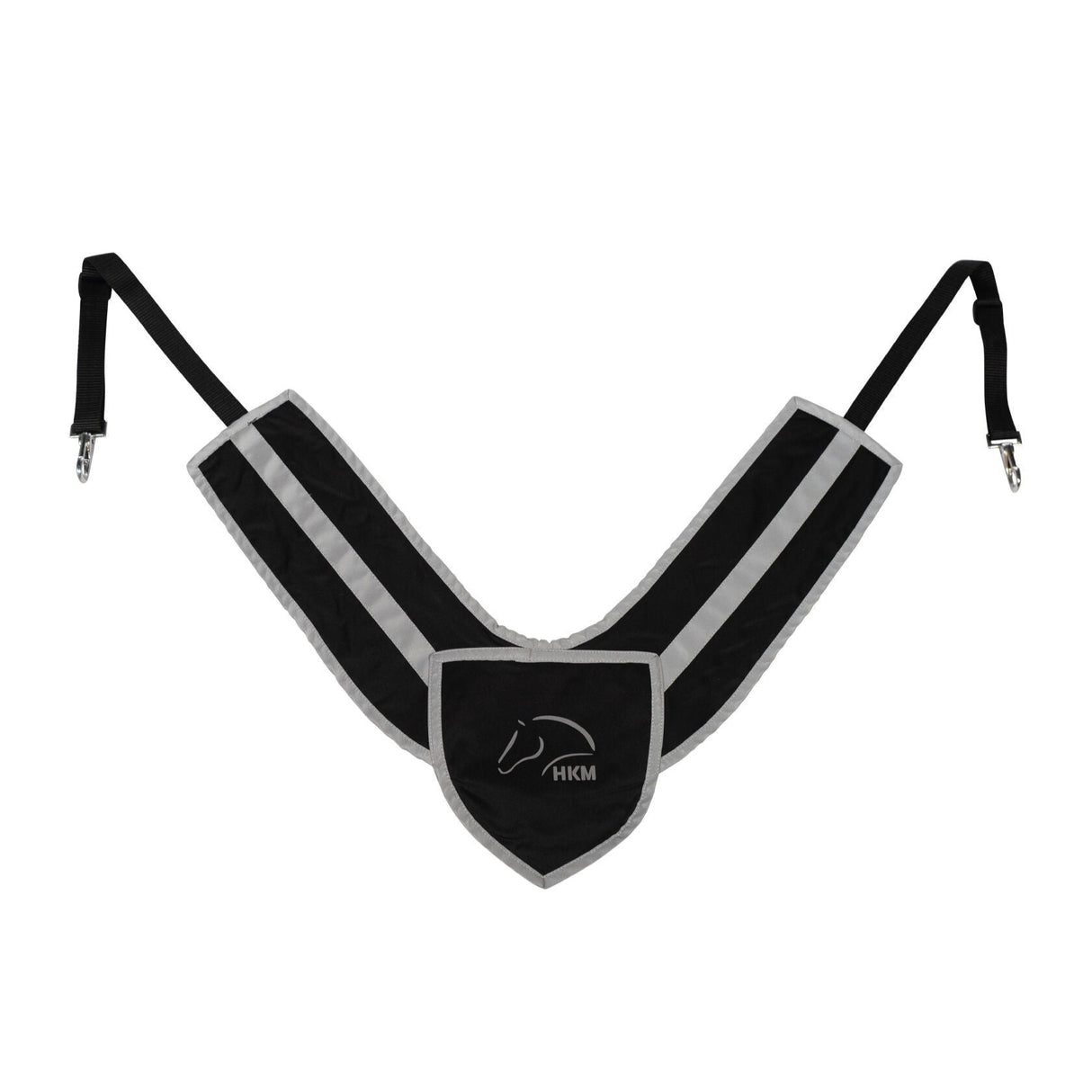 HKM Breastplate -Reflective- #colour_black-silver