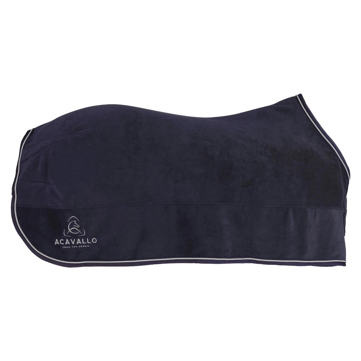 Acavallo Fleece Stable Rug 800G #colour_blue