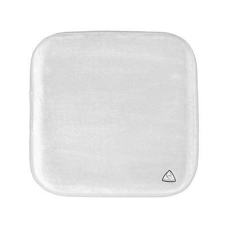 Acavallo Chair Seat Saver Classic Gel Suede #colour_white