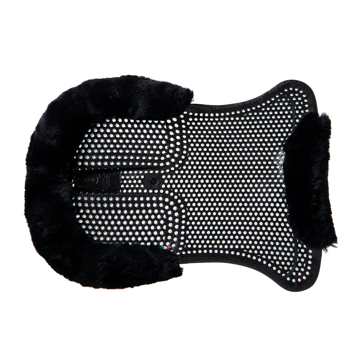 Acavallo Gel Ns-S Classic-S Cut-Out Rear Riser #colour_black-black