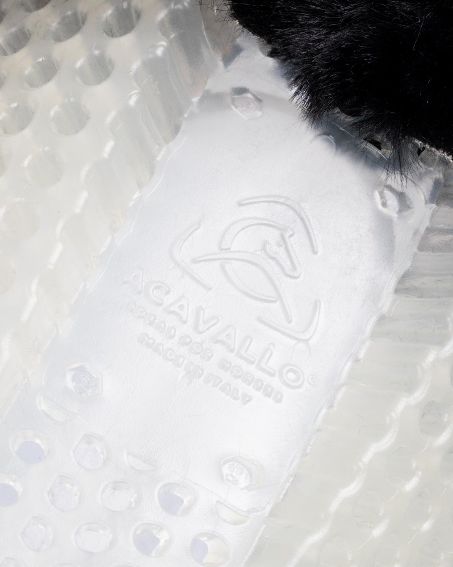 Acavallo Gel Ns-Fs Classic-Fs Cut-Out Rear Riser #colour_black-natural