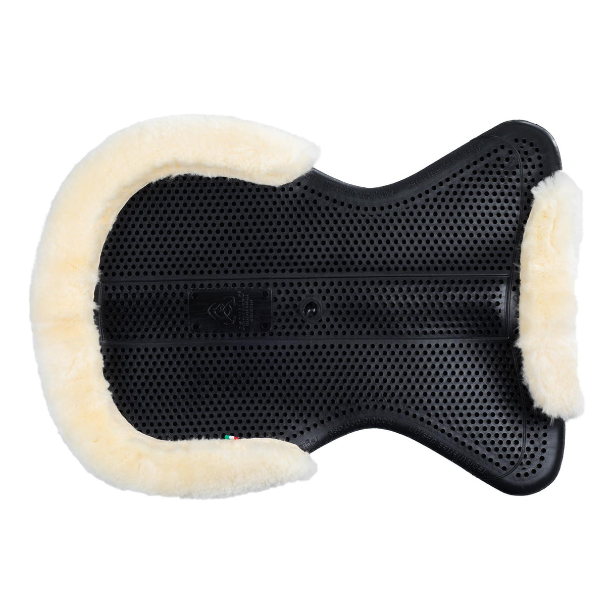 Acavallo Gel Ns-S Classic-S 1/2 Cut-Out Dri-Lex Flat #colour_natural-black