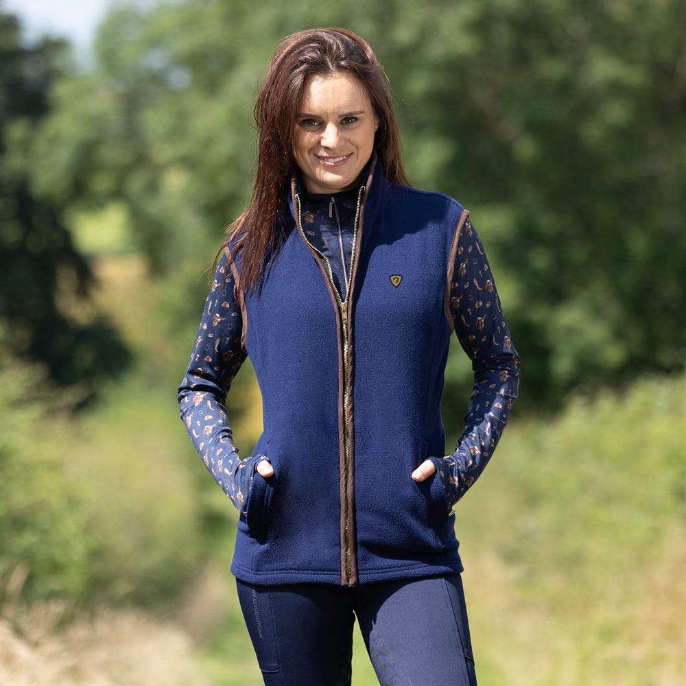 Hy Equestrian Elevate Essential Gilet #colour_navy