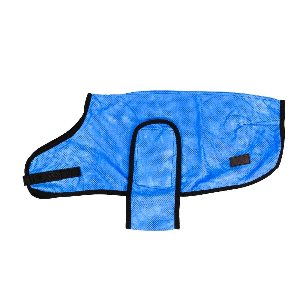 Benji & Flo Cooling Dog Coat #colour_blue