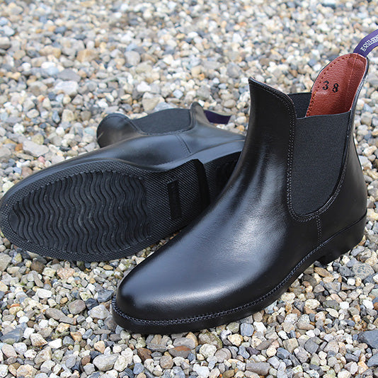 Mackey Equisential Seskin Adult Jodhpur Boot #colour_black
