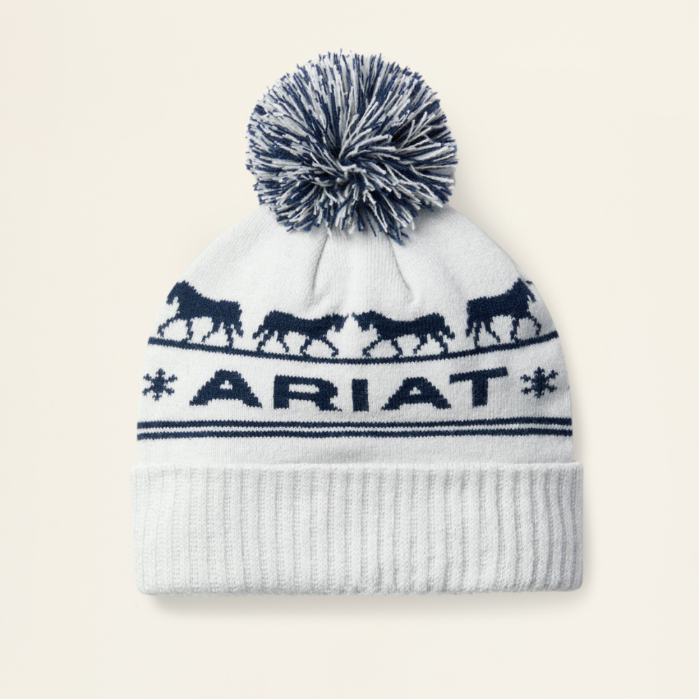 Ariat Women's Apres Ski Beanie #colour_off-white