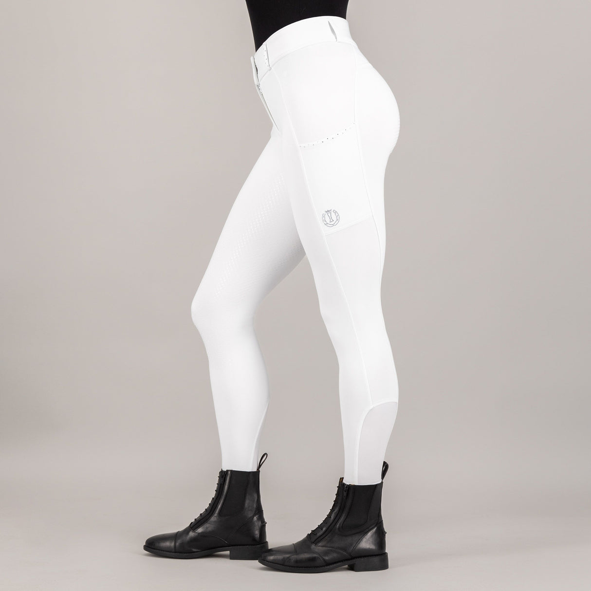 Imperial Riding Women's Bliss Full Grip Riding Breeches #colour_white