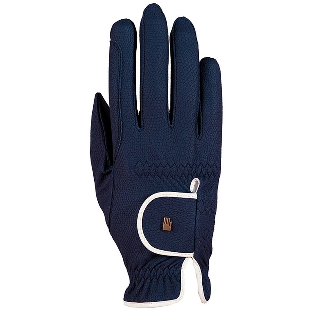 Roeckl Lona Riding Gloves #colour_navy-white
