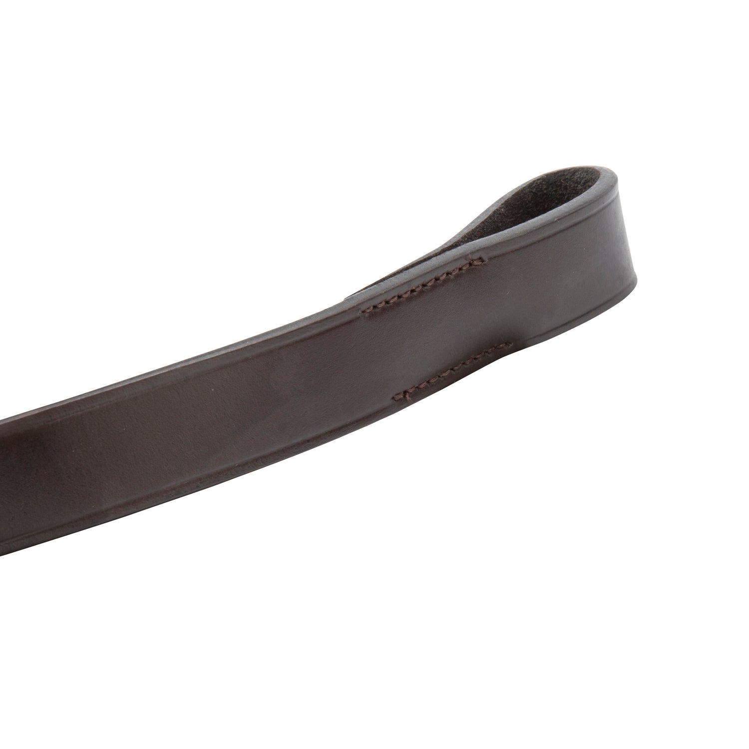 Shires Velociti Lusso Flat Browband #colour_havana