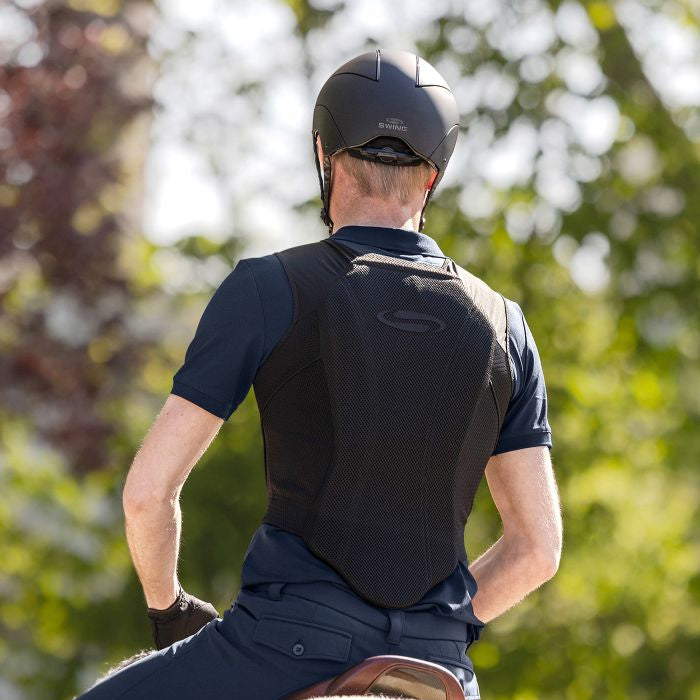 SWING H24 Chrome Riding Hat #colour_matt-black