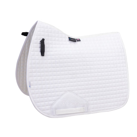 Shires ARMA Deluxe Cotton Saddlecloth #colour_white