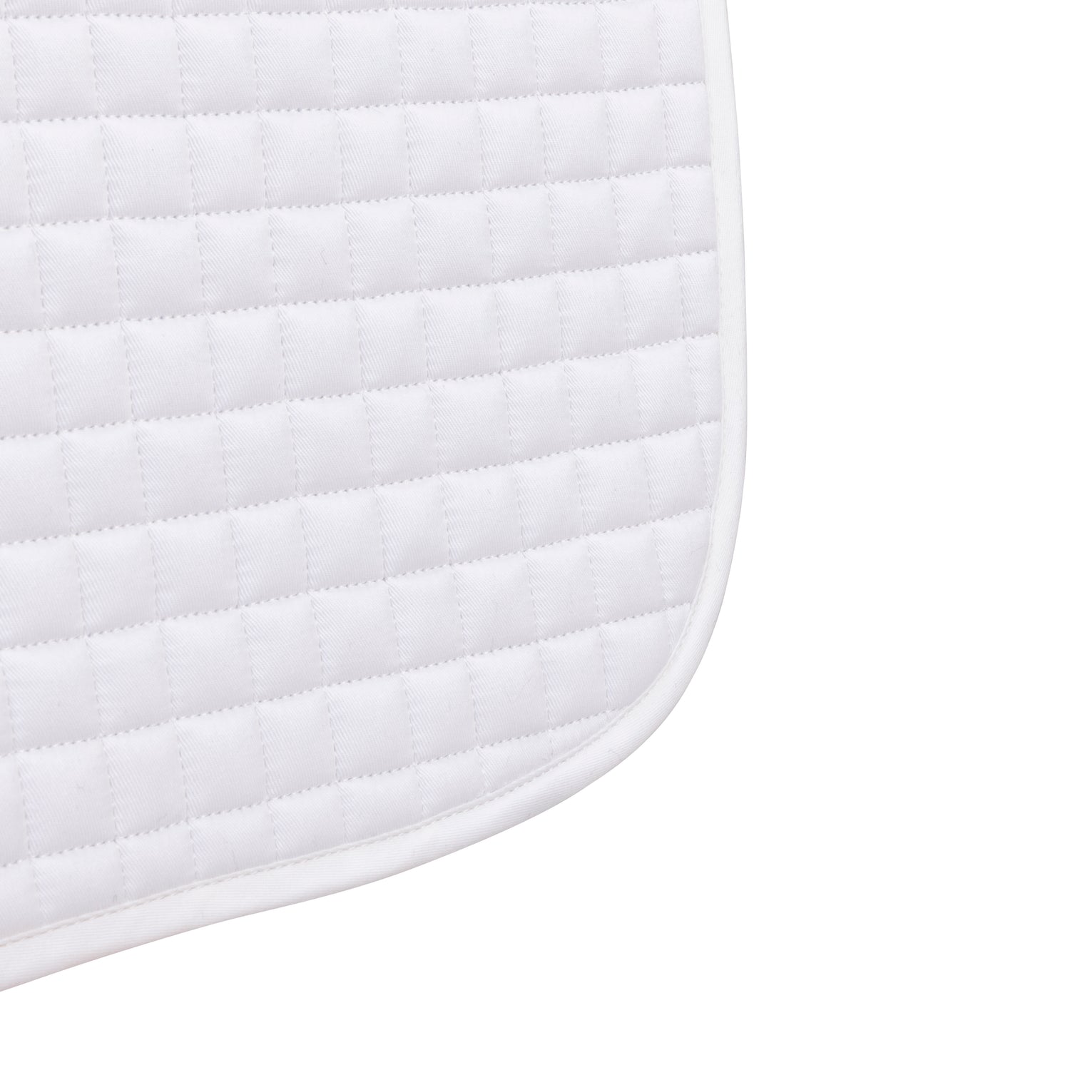 Shires ARMA Deluxe Cotton Saddlecloth #colour_white