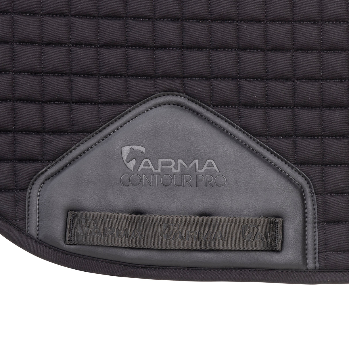 Shires ARMA Deluxe Cotton Dressage Saddlecloth #colour_black