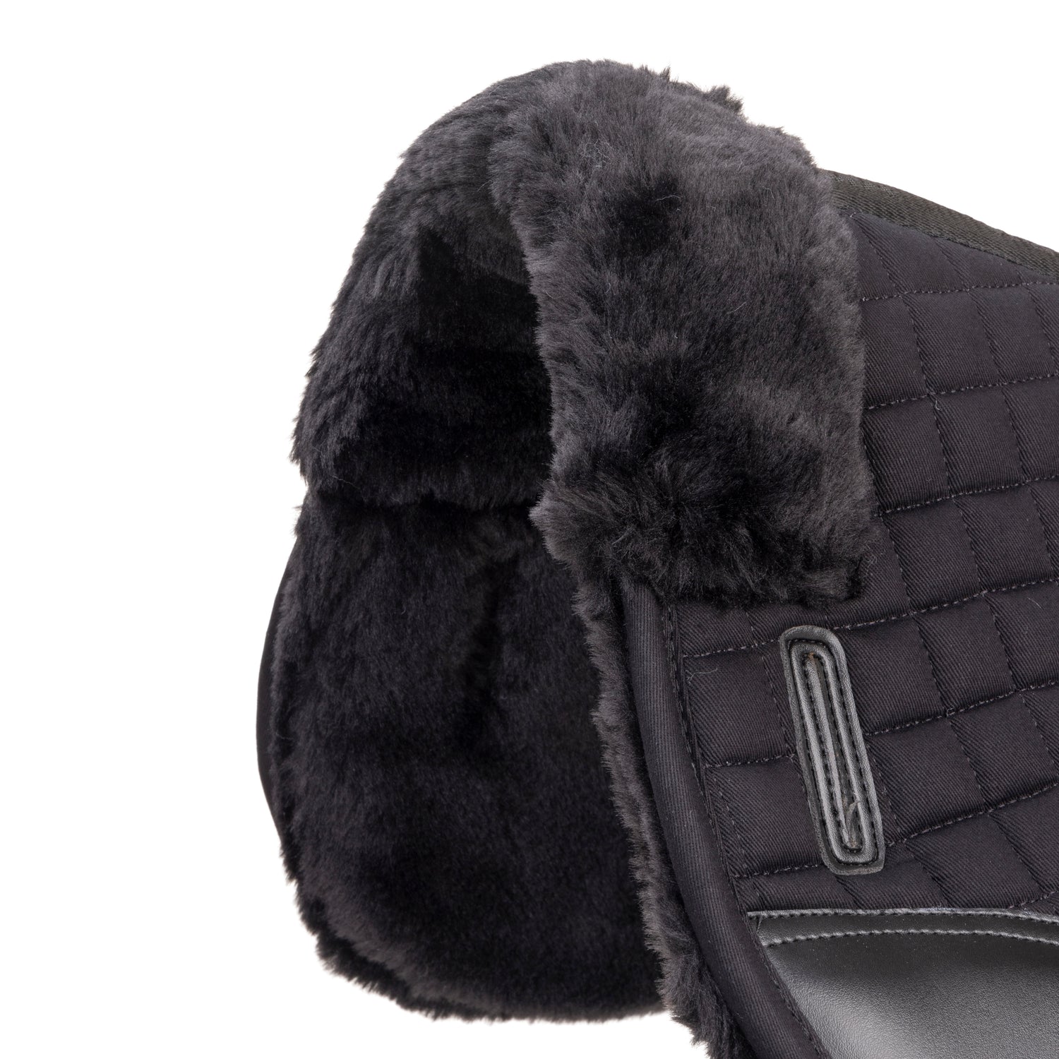 Shires ARMA Deluxe Cotton Half Pad #colour_black-black