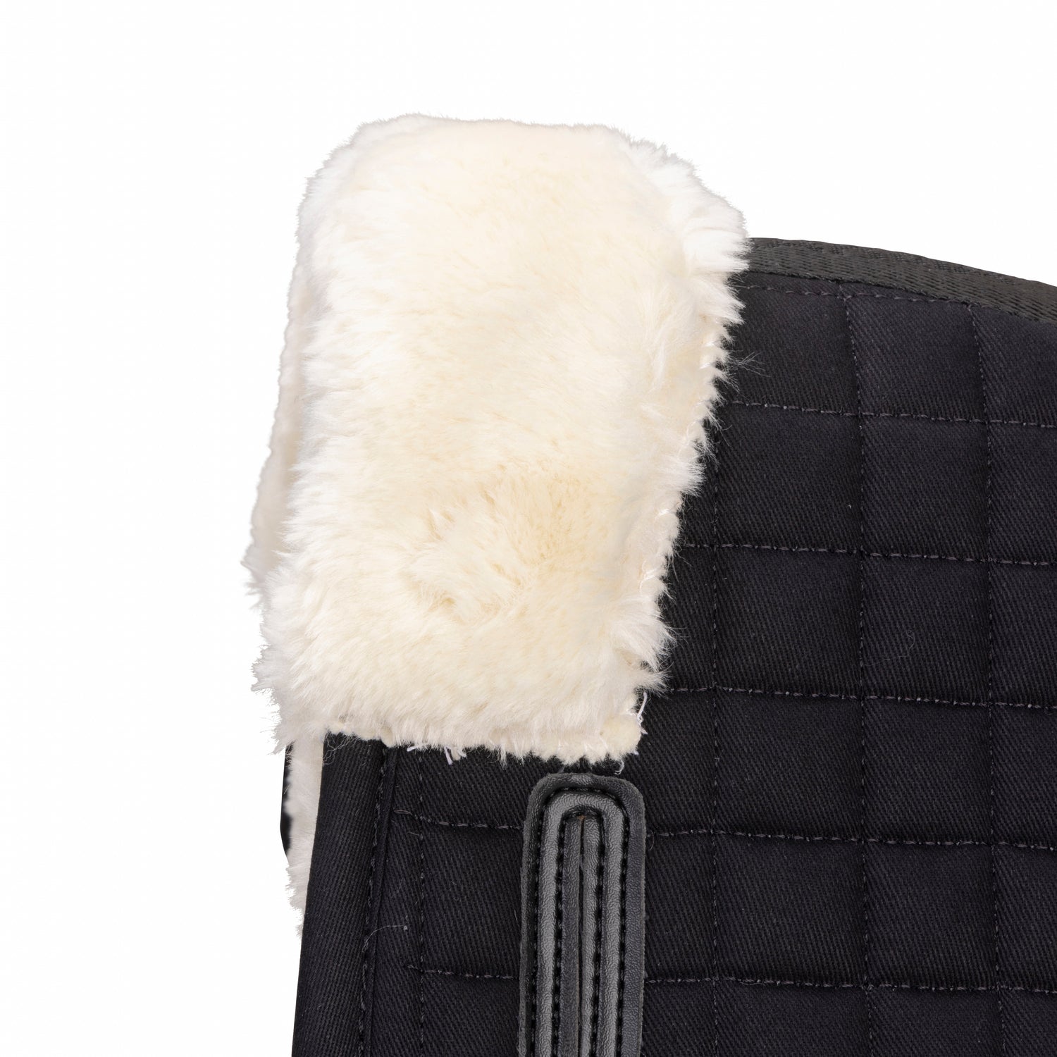 Shires ARMA Deluxe Cotton Half Pad #colour_black-natural