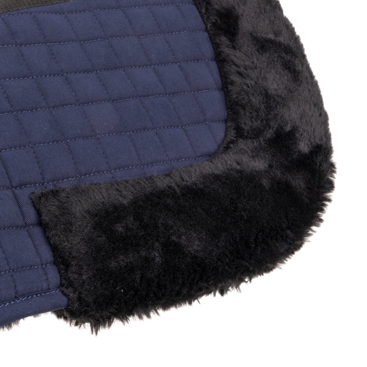 Shires ARMA Deluxe Cotton Half Pad #colour_navy-navy