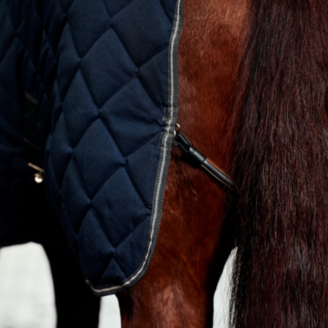 Weatherbeeta Comfitec 1000D Diamond Quilt 220G Detach-A-Neck Stable Rug #colour_navy-charcoal
