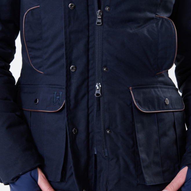 Horseware Ireland Newmarket Wax Jacket #colour_core-navy