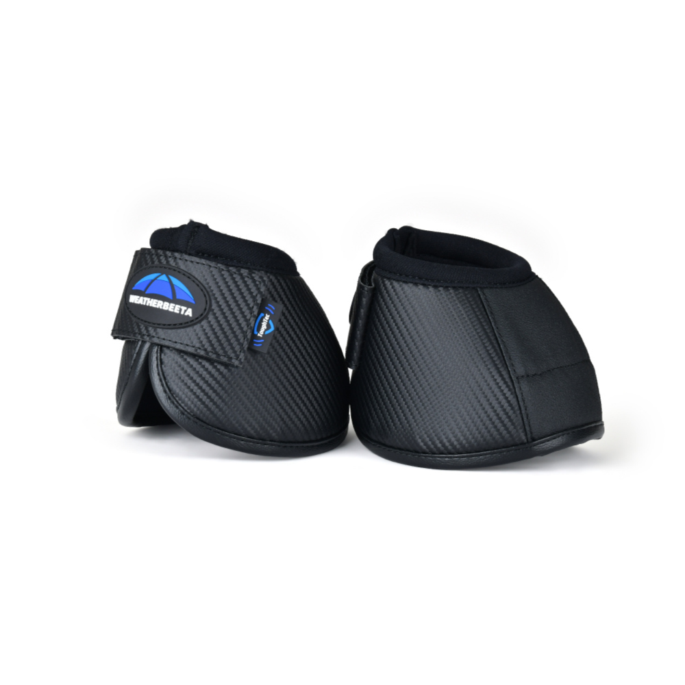 Weatherbeeta Tough-Tec Anatomical Bell Boots #colour_black