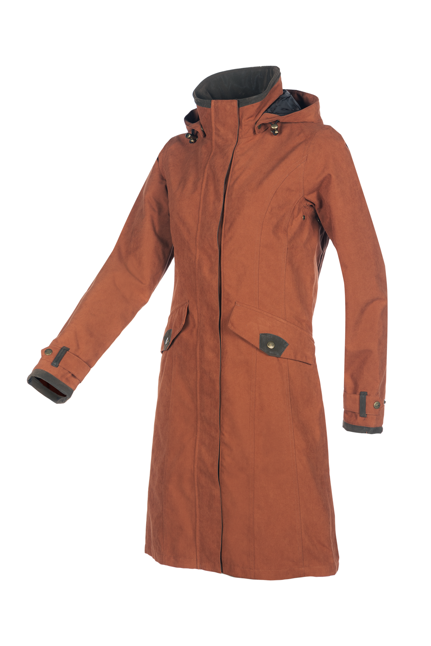 Baleno Chelsea Ladies Country Coat #colour_terracotta