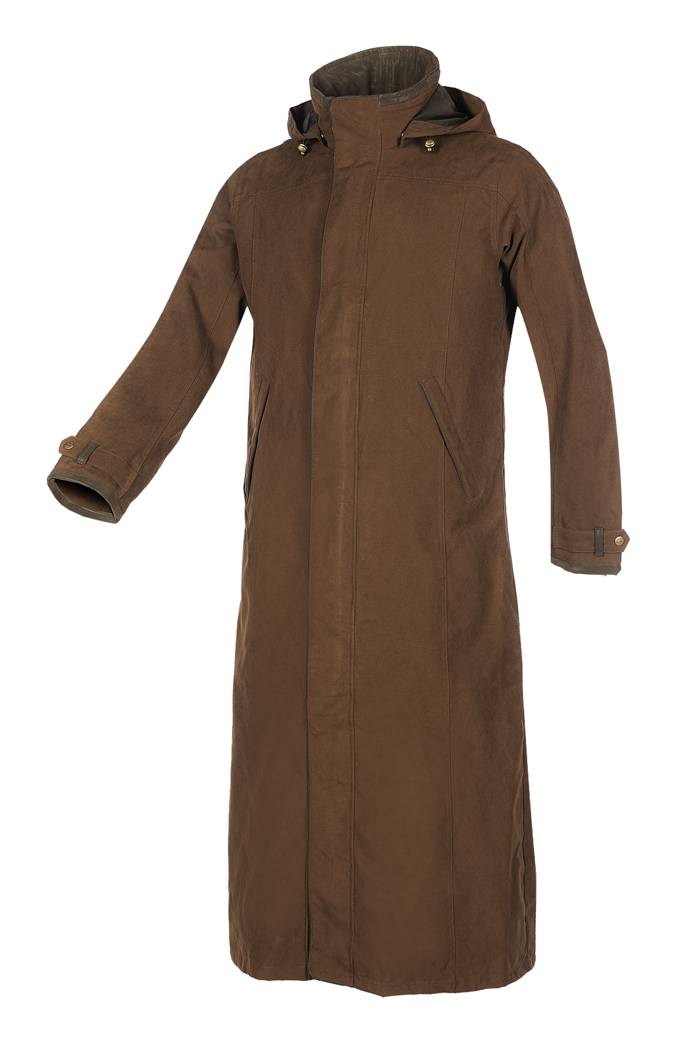 Baleno Livingstone Mens Riding Coat #colour_earth-brown