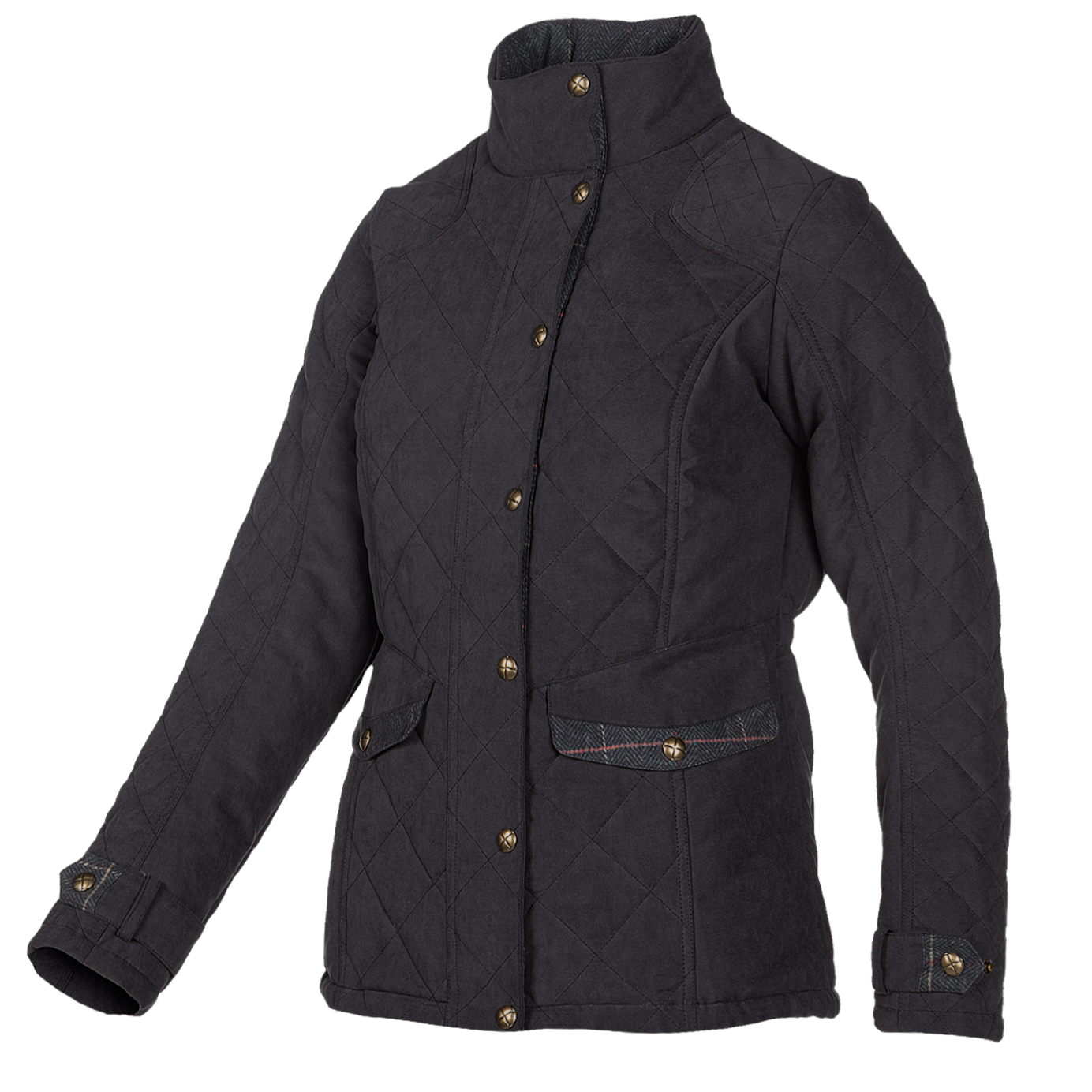 Baleno Halifax Fashionable Quilted Ladies Jacket #colour_navy-blue