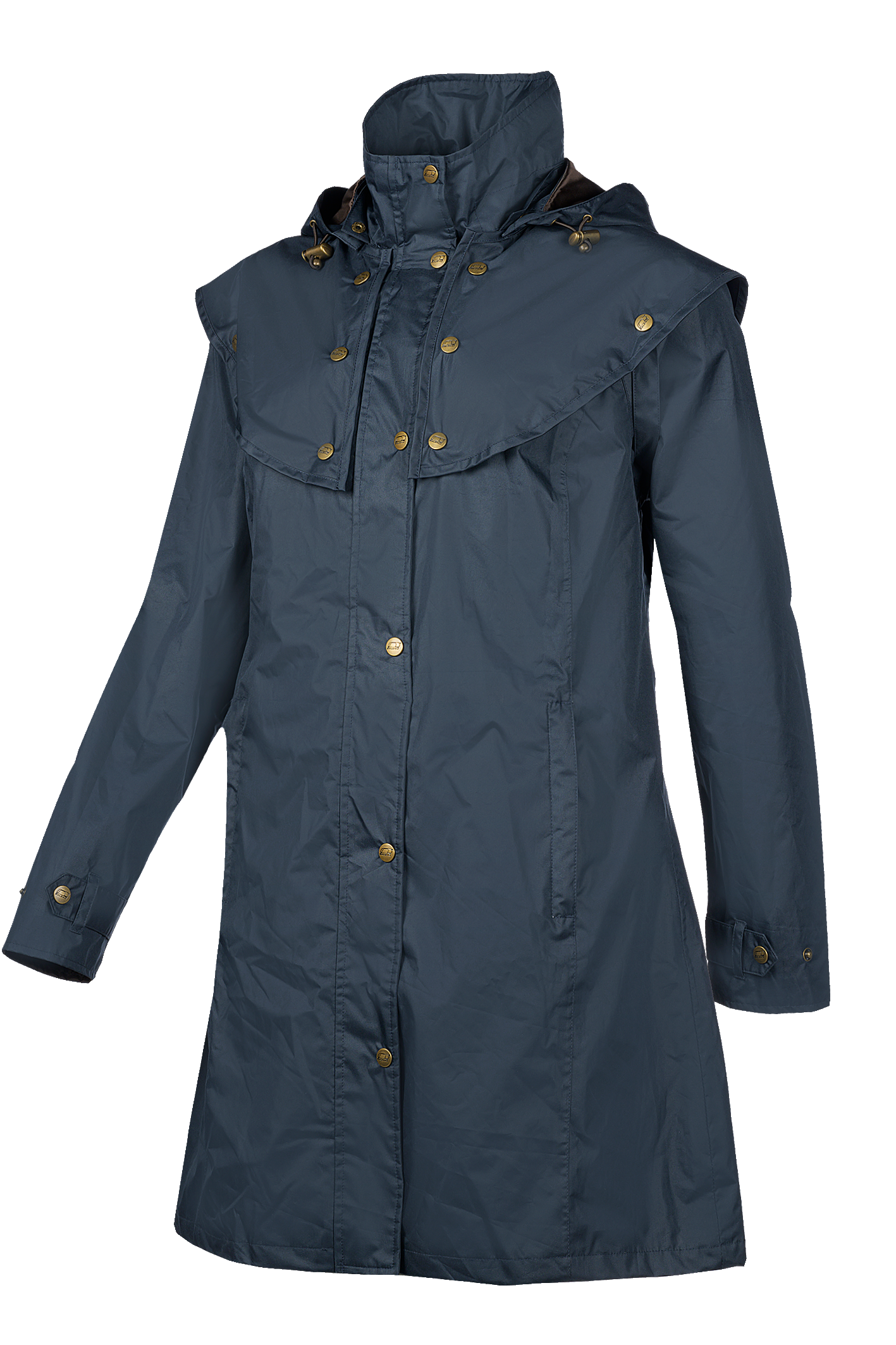 Baleno Worcester Ladies Raincoat #colour_navy-blue
