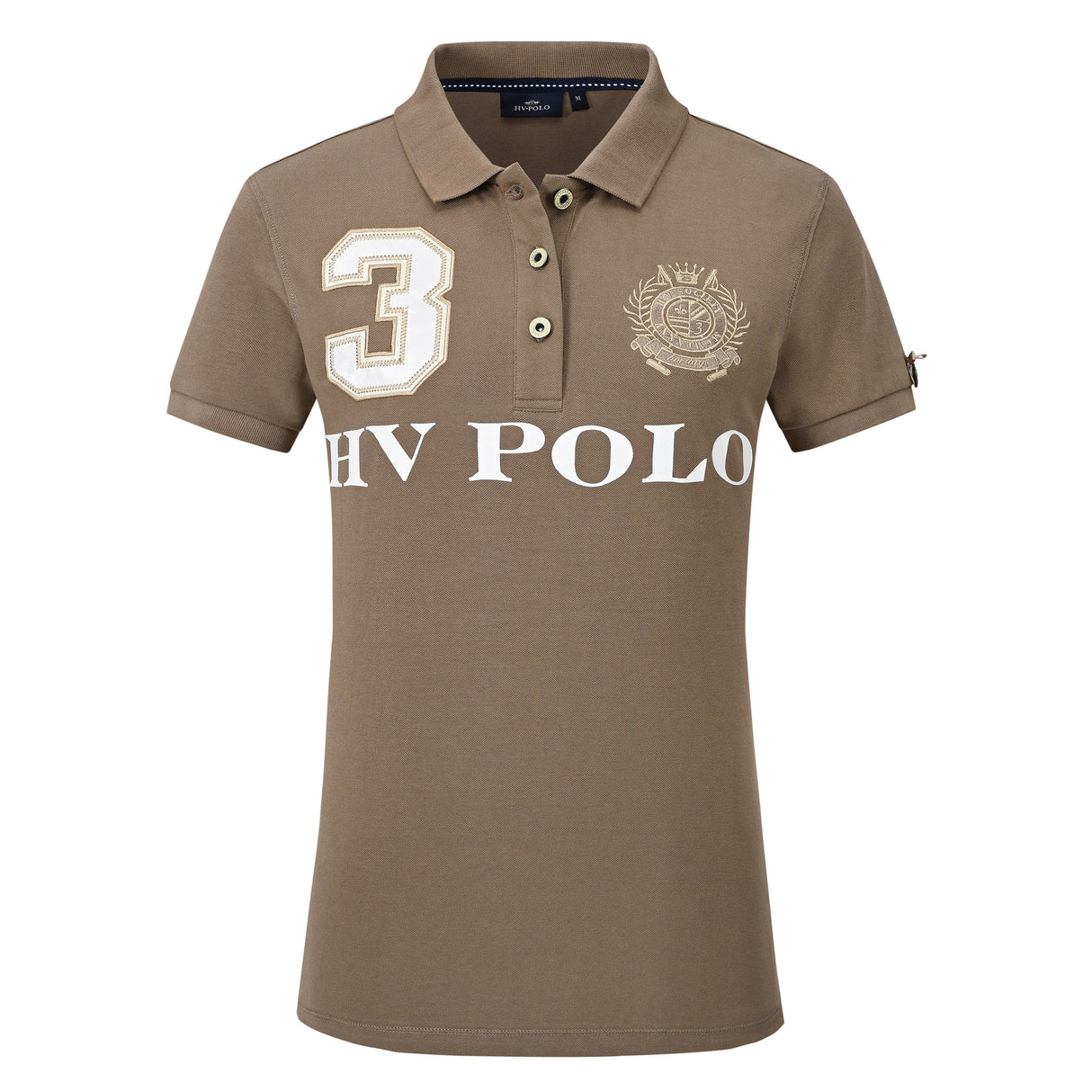 HV Polo Favouritas EQ Short Sleeve Polo Shirt - Straw #colour_straw