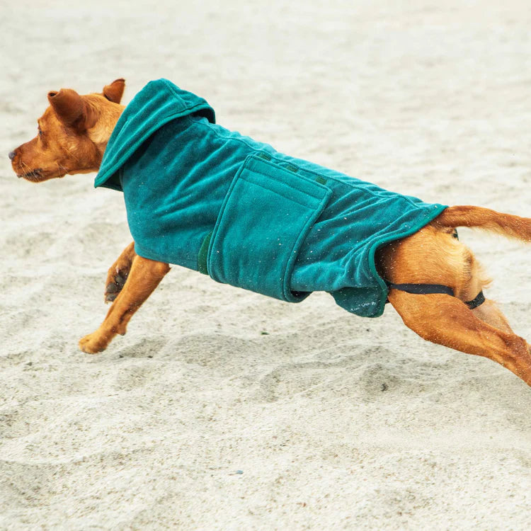 Mountain Paws Dog Robe #colour_green