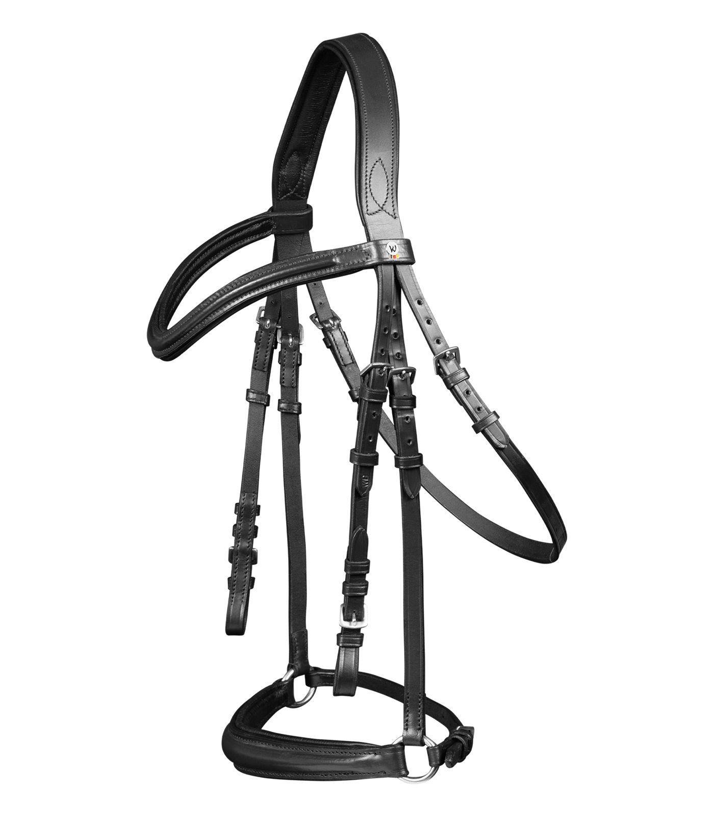 Waldhausen X-Line Standard Bridle Hannover #colour_black