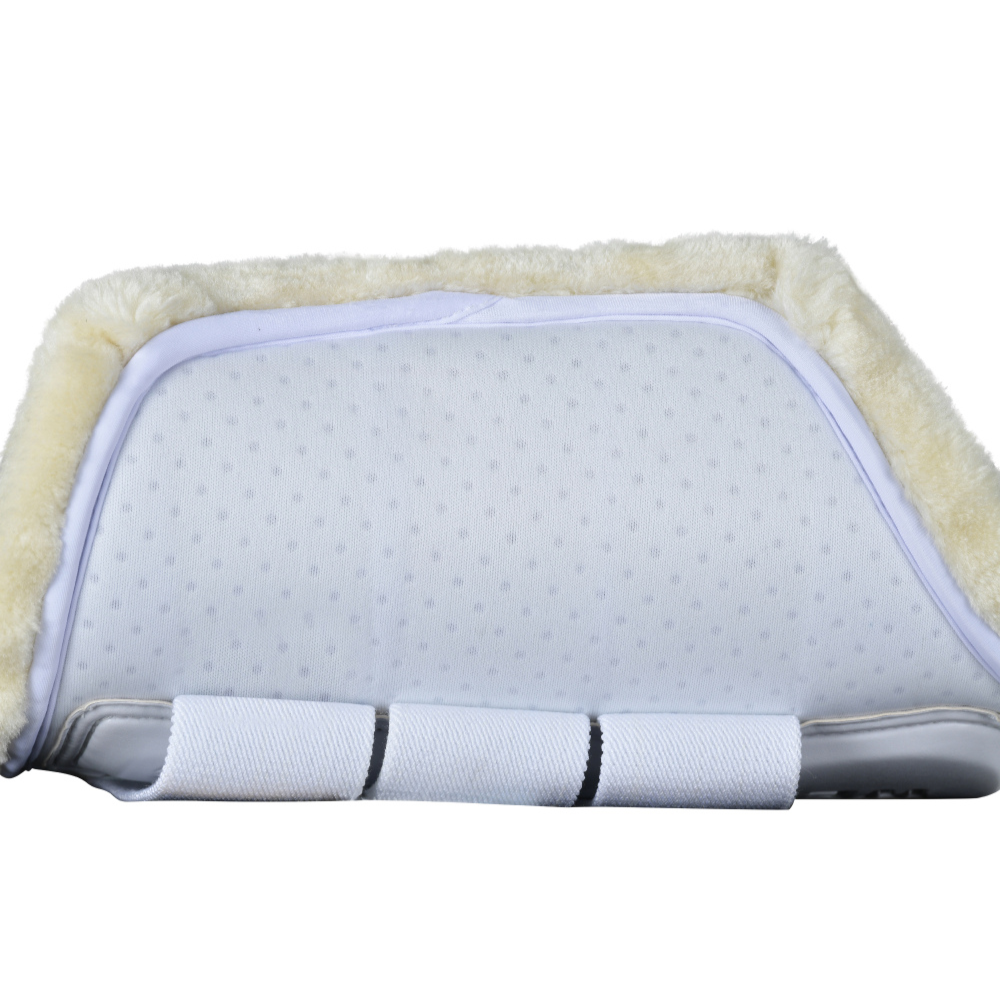 Weatherbeeta Tough-Tec Comfy Fleece Brushing Boots #colour_white-white