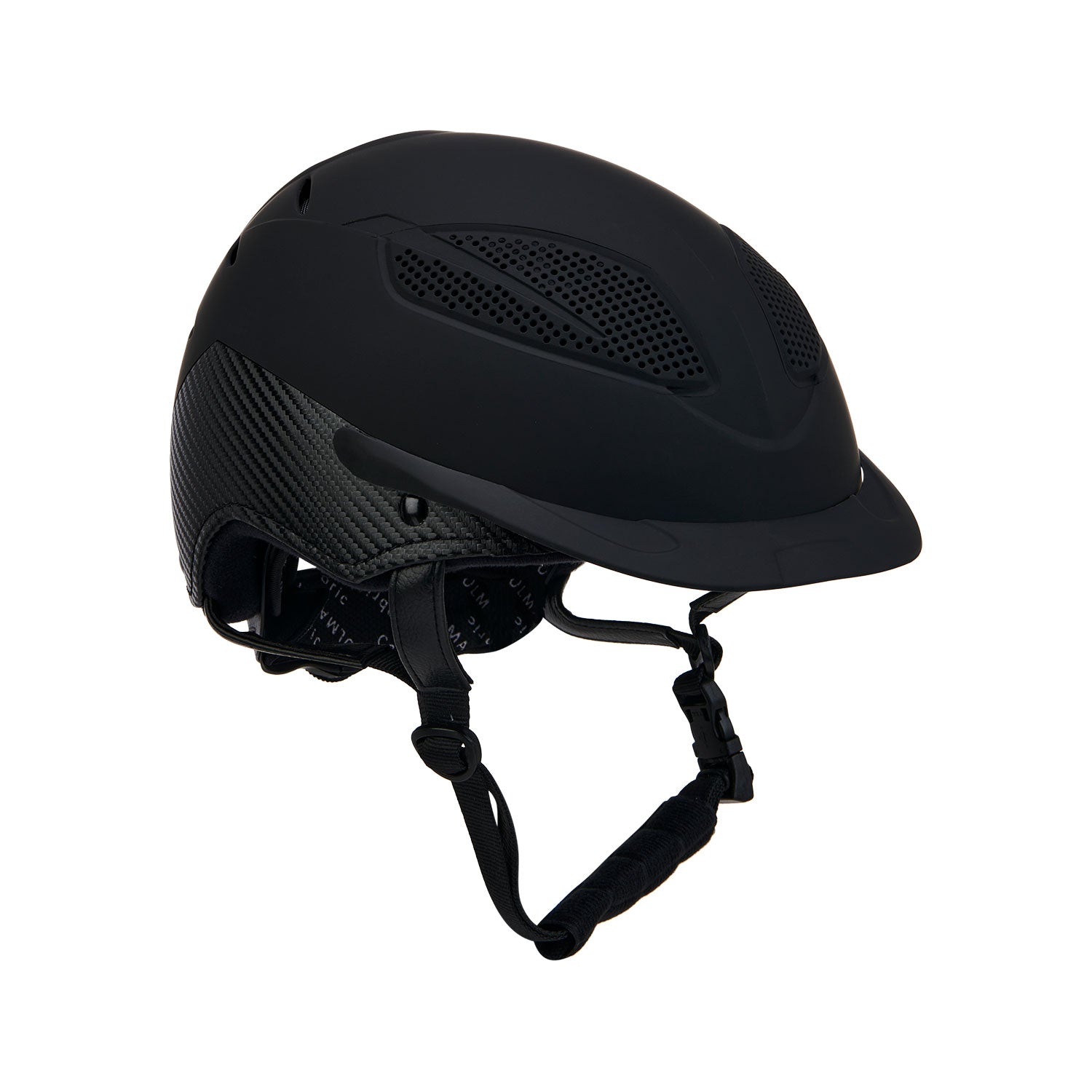 Equestro Ultra Light Helmet In Durable Plastic #colour_black