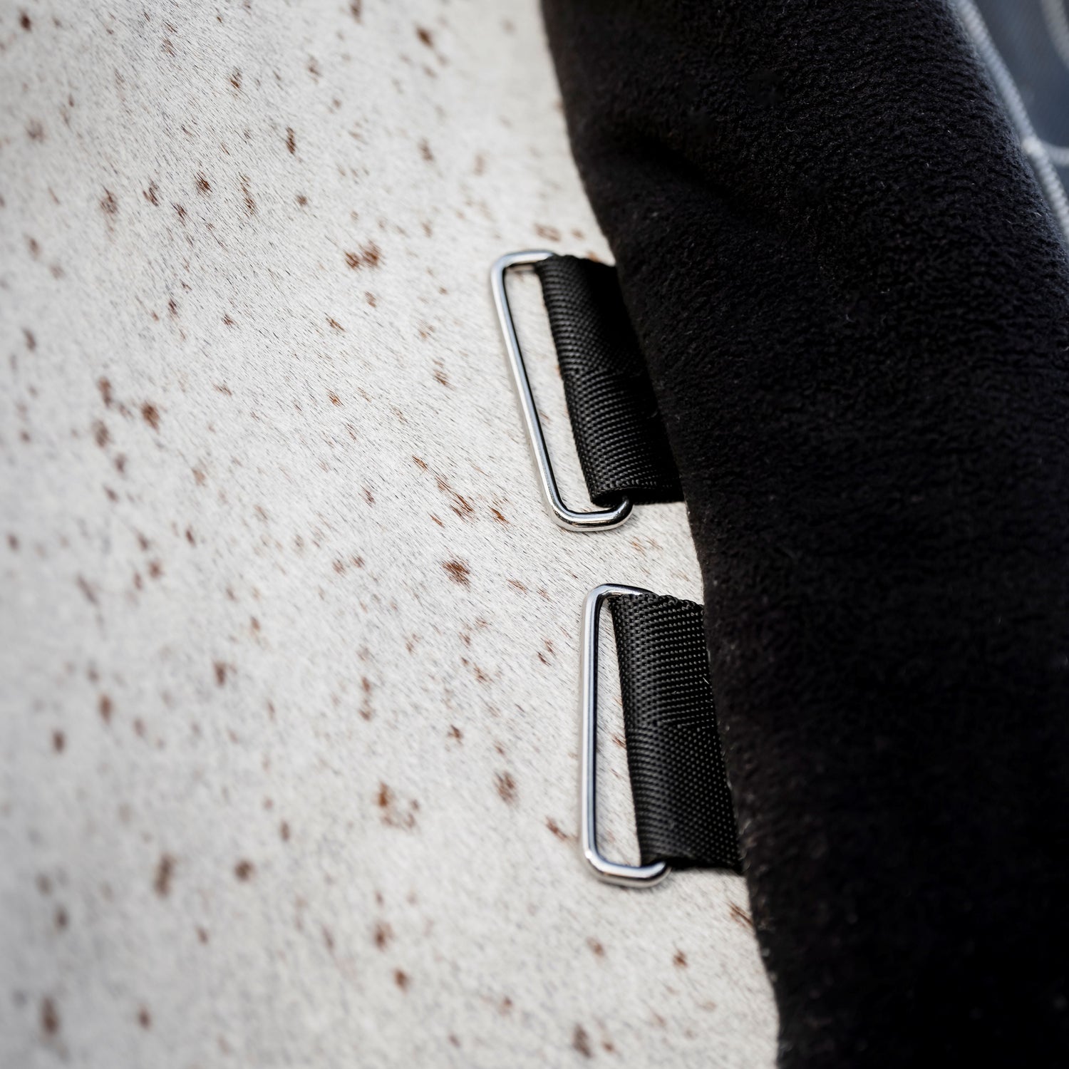 Horseware Ireland Rhino 350g Vari-Layer Stable Rug #colour_black-grey-white-check-grey