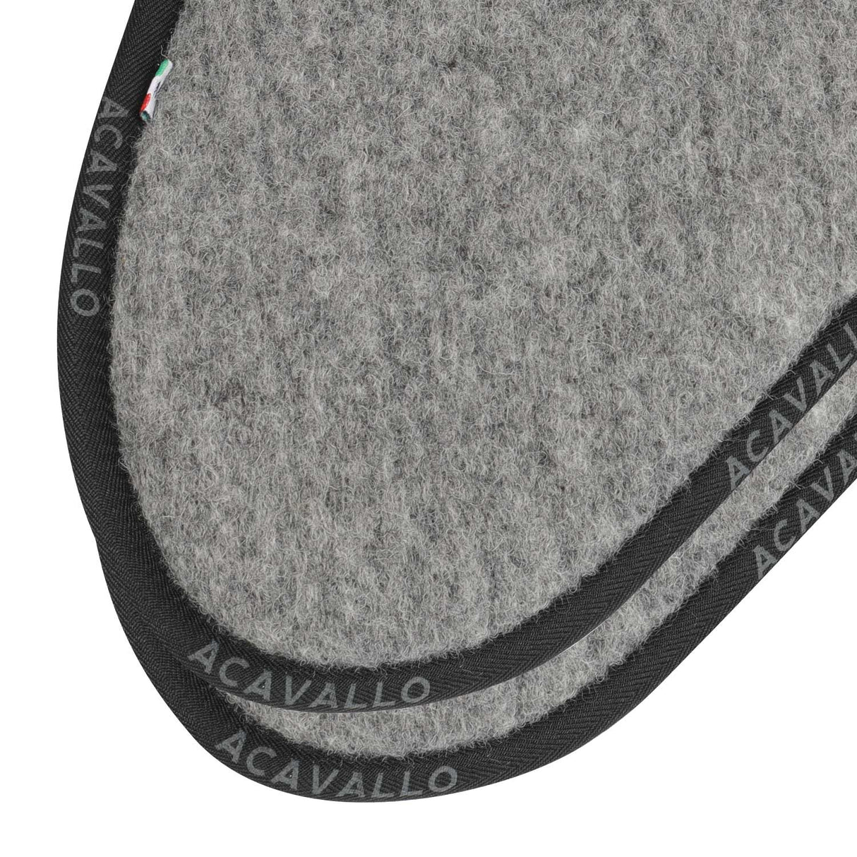 Acavallo Pad MF JCCS CW-CS Virgin Wool Flat #colour_grey