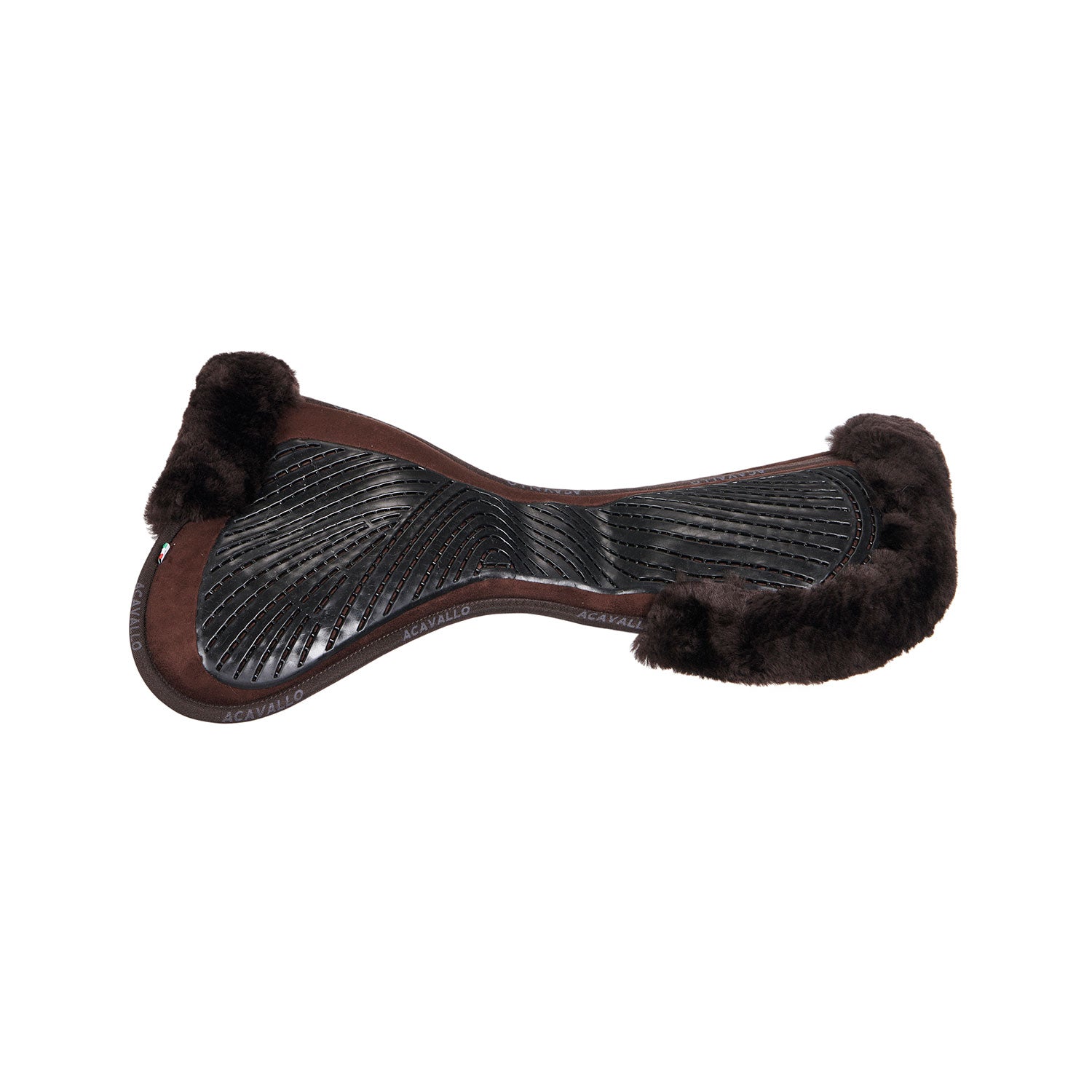 Acavallo Pad Mf-S Jccs-S Cw-Cs Suede Cut-Out Sheepskin Gel Grip Flat
#colour_brown-brown