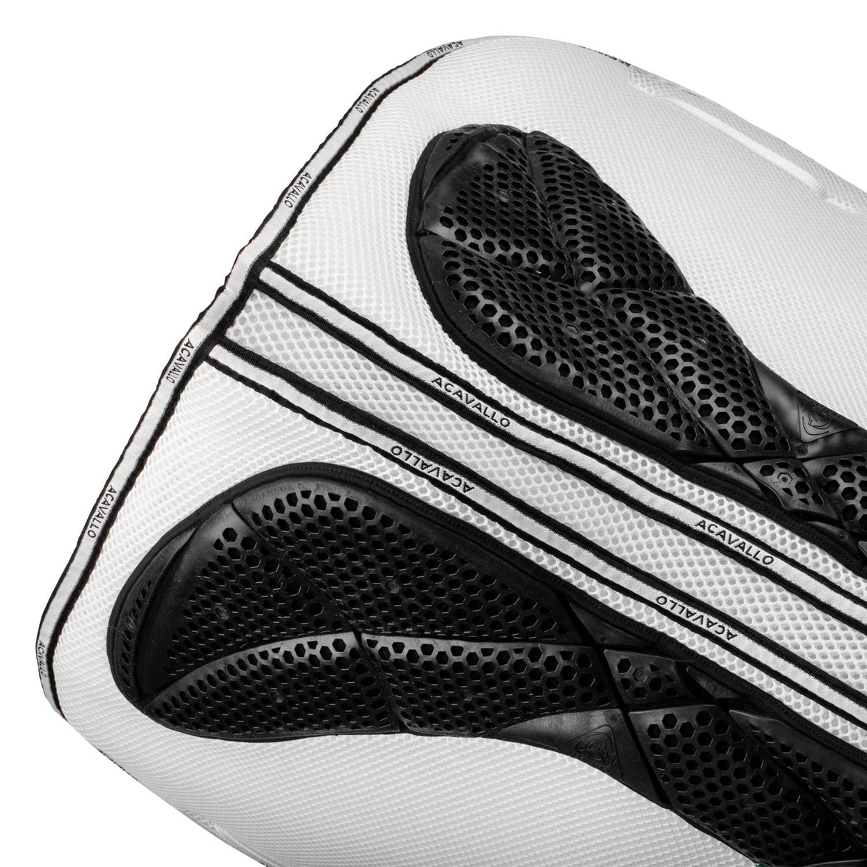 Acavallo Saddle Pad JS CW-3Ds Memory Foam 3D Spacer Gel Grip #colour_white