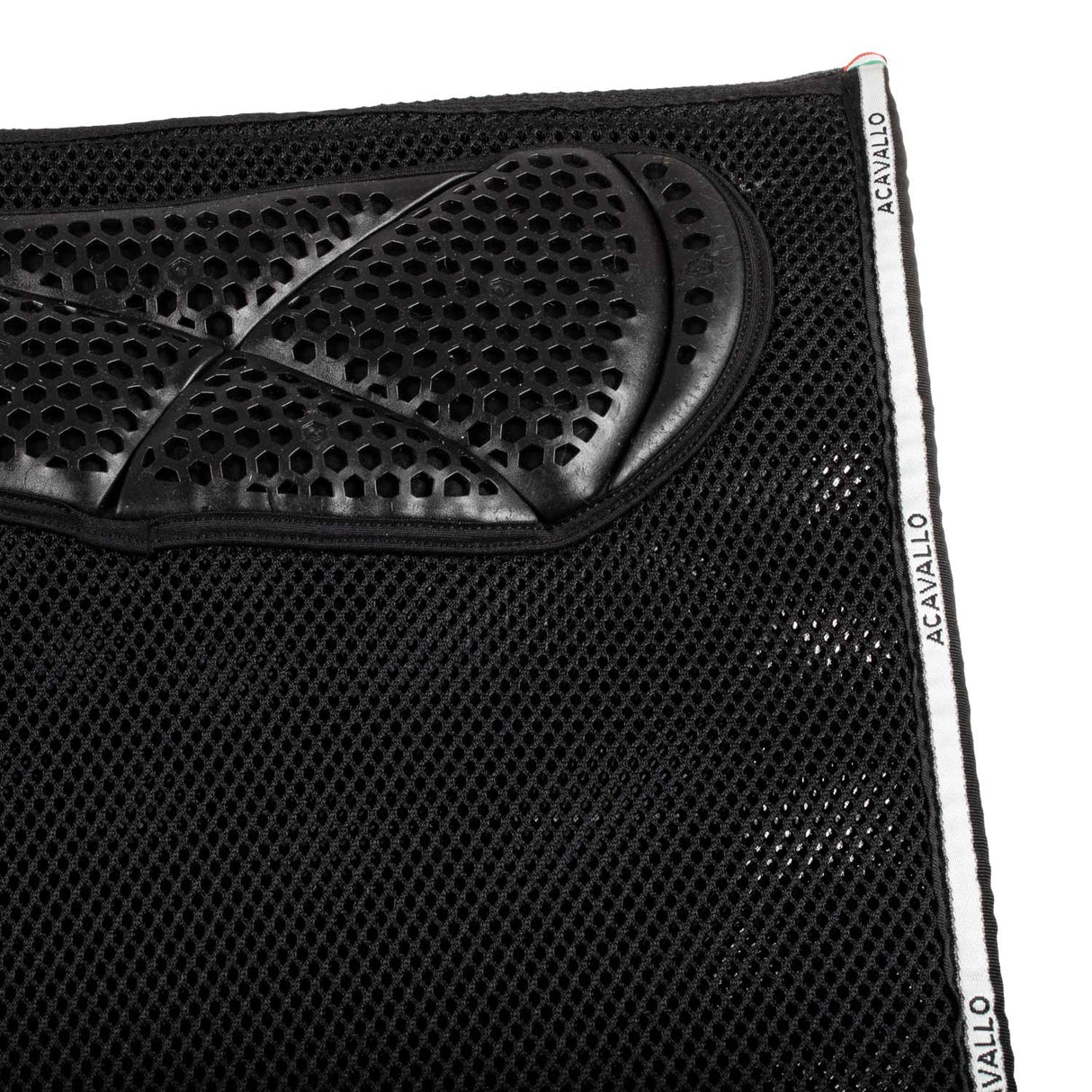 Acavallo Saddle Pad DS CW-3Ds Memory Foam 3D Spacer Gel Grip #colour_black