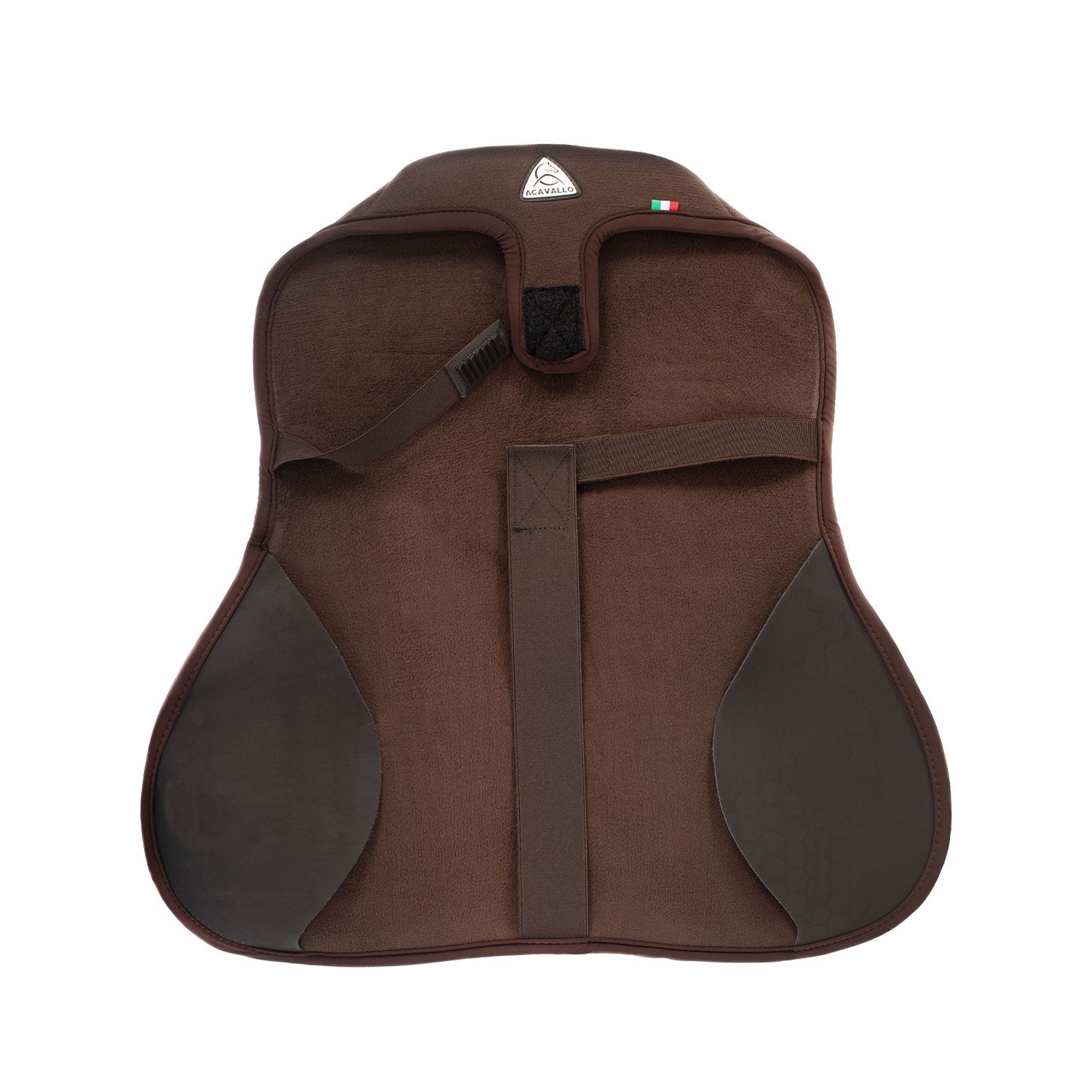 Acavallo Ortho-Coccyx Seat Saver Jumping Hexagonal Gel-Out Dri-Lex 20mm #colour_brown