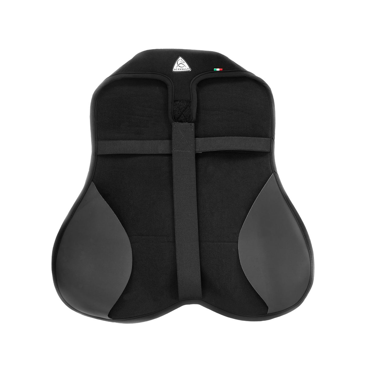 Acavallo Ortho-Coccyx Seat Saver Jumping Hexagonal Gel-Out Dri-Lex 20mm #colour_black