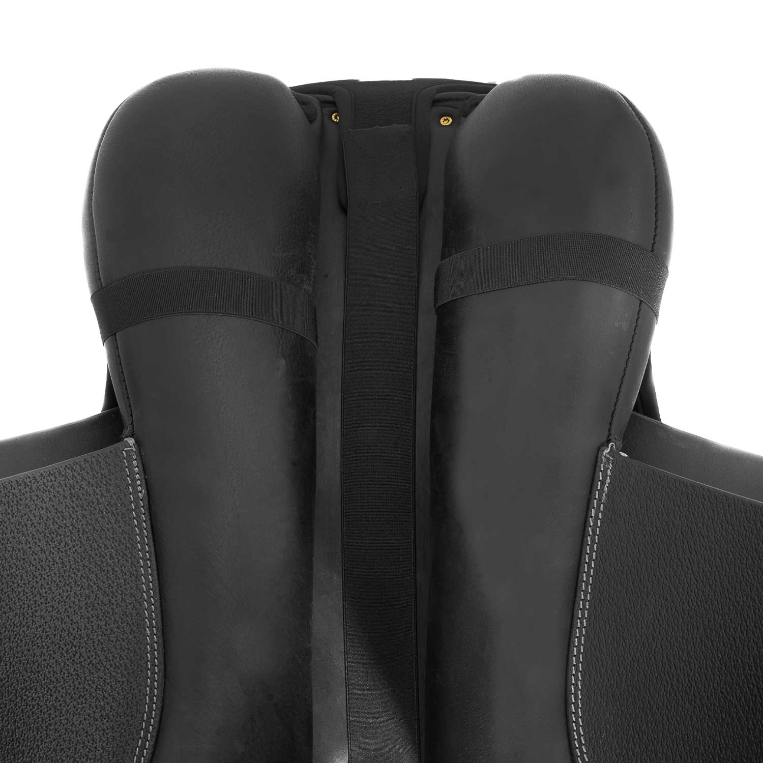 Acavallo Ortho-Pubis Seat Saver Jumping Hexagonal Gel-Out Dri-Lex 20mm #colour_black