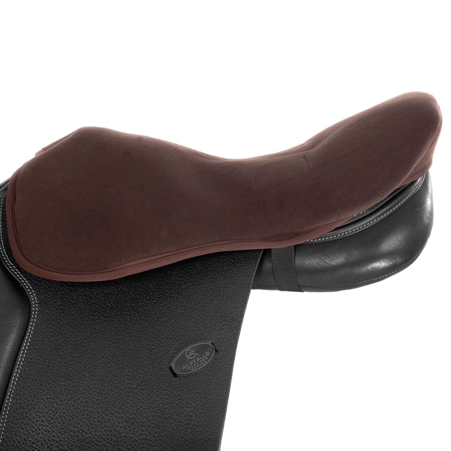 Acavallo Standard Seat Saver Jumping Air Plus Gel-In Dri-Lex 10mm #colour_brown