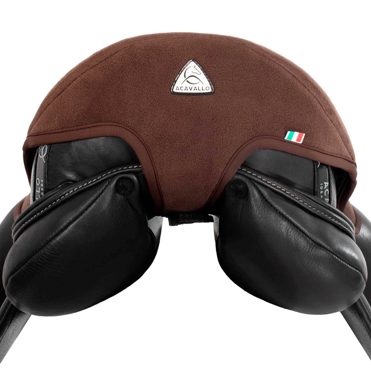 Acavallo Standard Seat Saver Dressage Air Plus Gel-In Dri-Lex 10mm #colour_brown