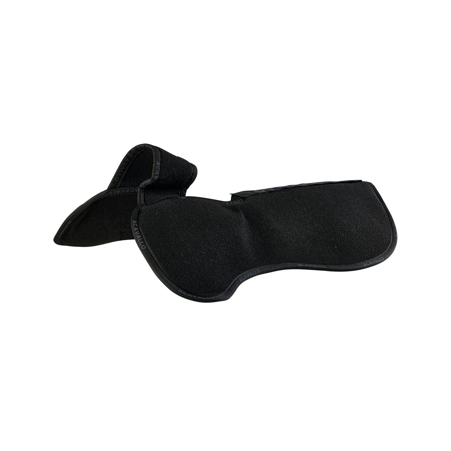 Acavallo Pad Piuma WFS Pocket Double Felt Front Riser #colour_black