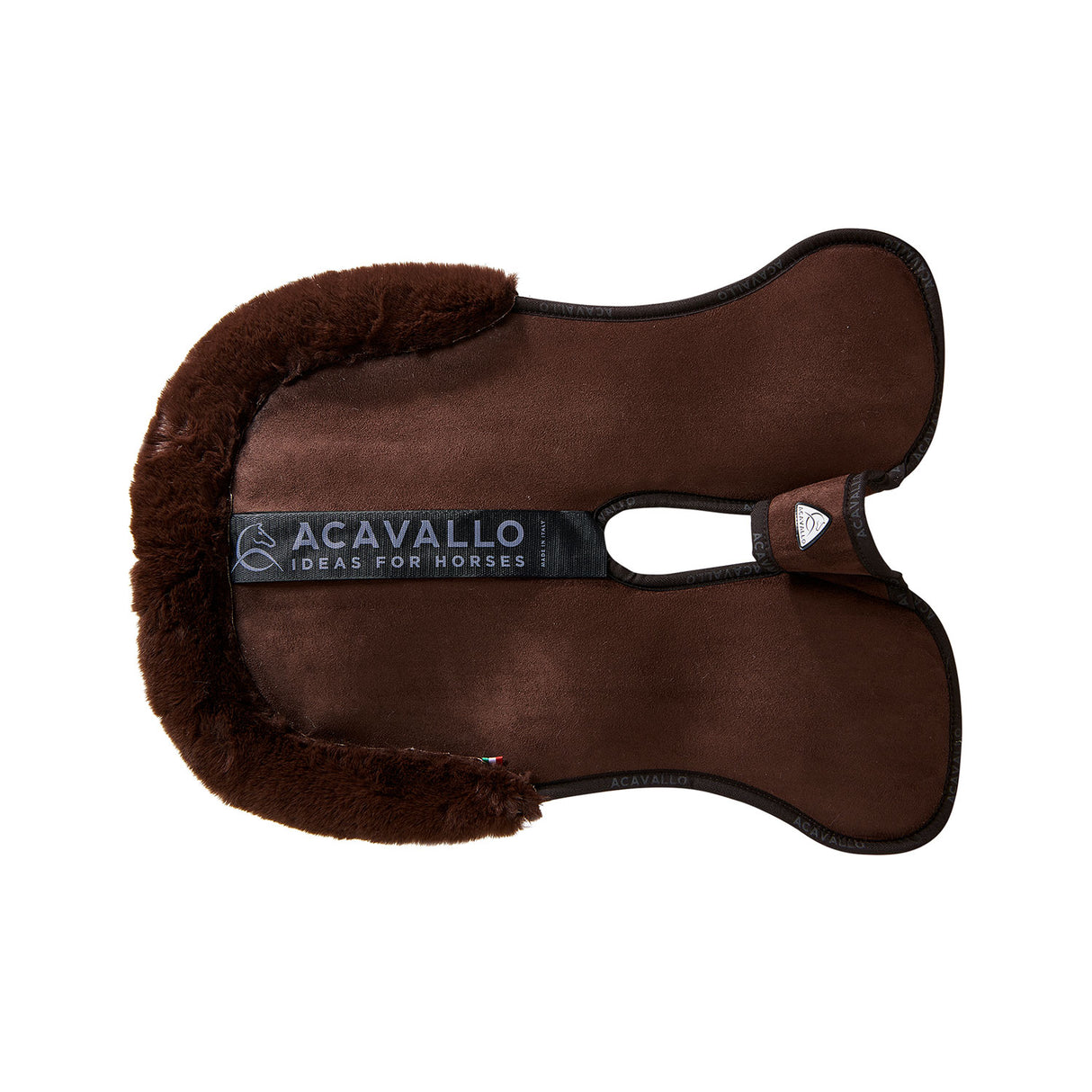 Acavallo Pad Piuma-FS WFS-FS Pocket Suede Flat #colour_brown-brown