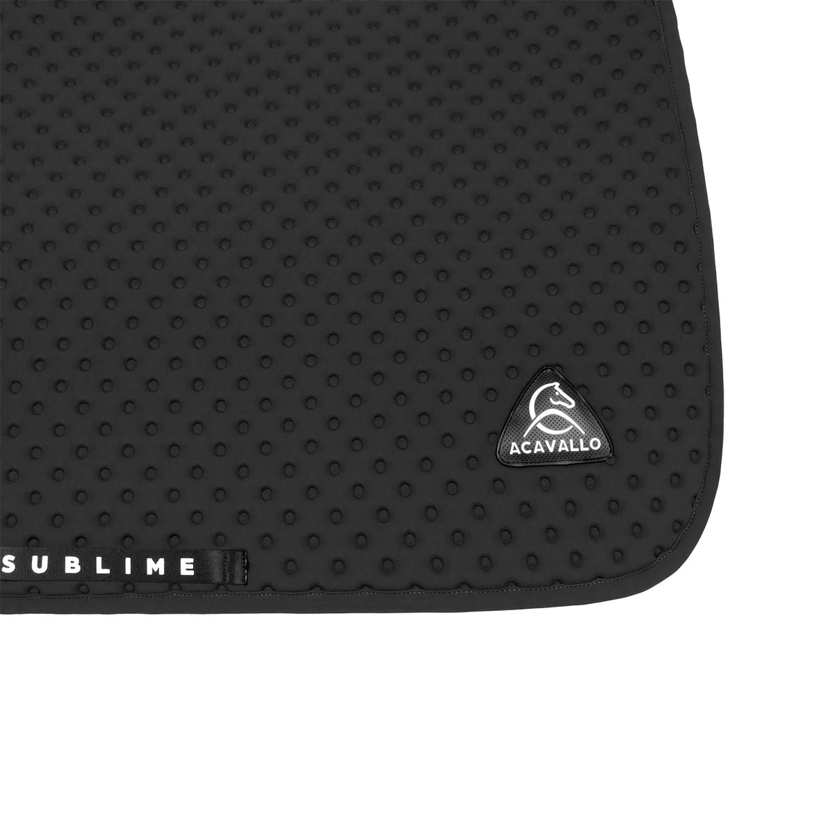 Acavallo Point Jumping Saddle Pad #colour_black