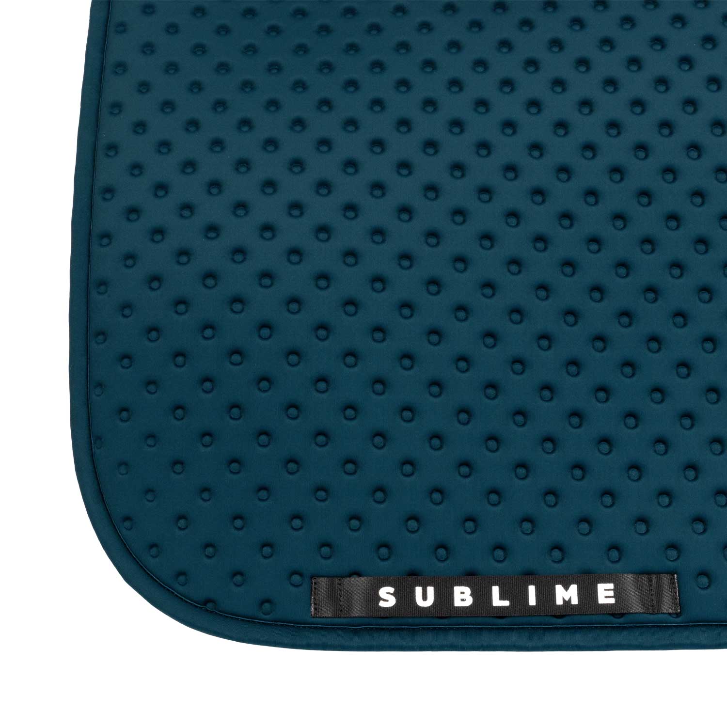 Acavallo Point Dressage Saddle Pad W/Square Back Corner #colour_green